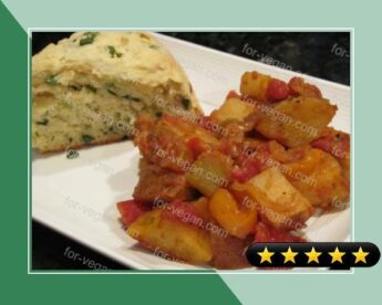 Friggione (A Side Dish of Potatoes & Tomatoes & Peppers) recipe