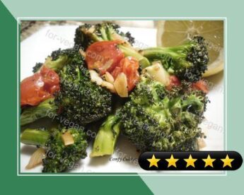 Roasted Broccoli and Grape Tomatoes recipe