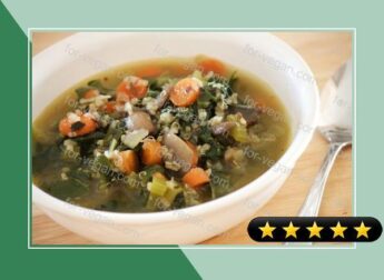Herbed Vegetable Quinoa Soup with Swiss Chard recipe