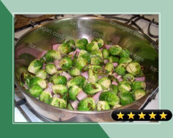 Roasted Brussels Sprouts With Shallots and Fresh Garden Thyme recipe