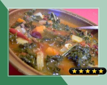 Vegetarian Portuguese Kale Soup recipe