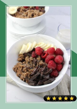 Chocolate Quinoa Breakfast Bowl recipe