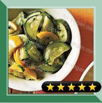 Roasted Summer Squash with Parsley recipe