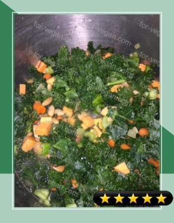 Kale, Sweet Potato and White Bean Soup recipe