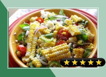 Fresh Corn-Rice Salad recipe
