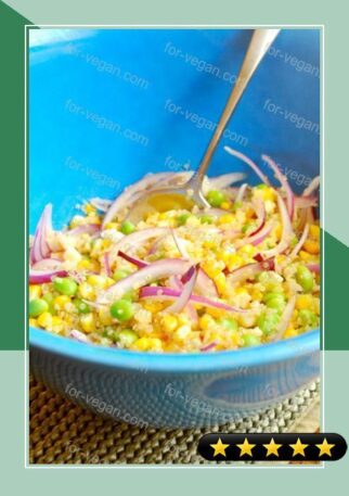 Edamame, Corn and Quinoa Salad recipe