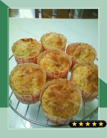 Egg-free Grated Apple and Banana Muffins recipe