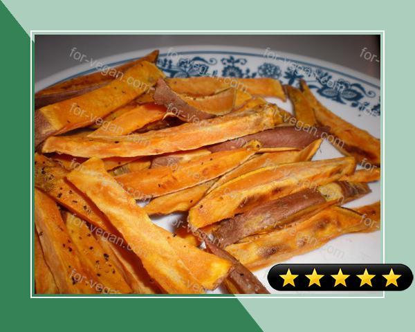 Unfried Sweet Potato Fries recipe
