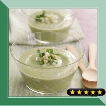 Chilled Avocado-Cucumber Soup recipe