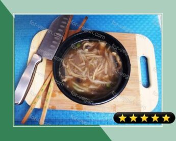 Thai Rice Noodle Miso Veg Soup recipe