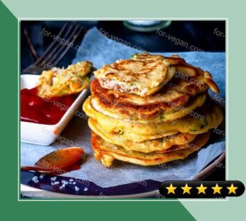 Mung Bean Pancakes - Bindae Duk recipe
