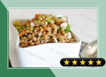 Wheat Berry and Almond Salad recipe