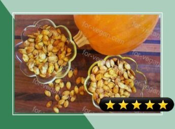 Coconut Curry Roasted Pumpkin Seeds recipe