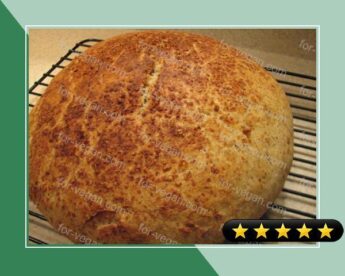 No Knead Sourdough Flax Seed Bread recipe