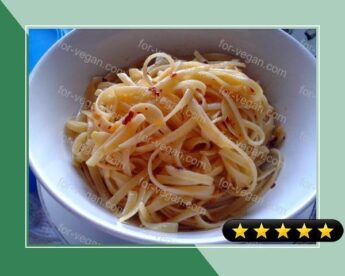 Chilli & Garlic Linguine (vegan) recipe