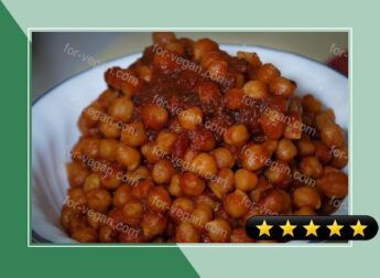 BBQ Slow Cooker Chick Peas recipe
