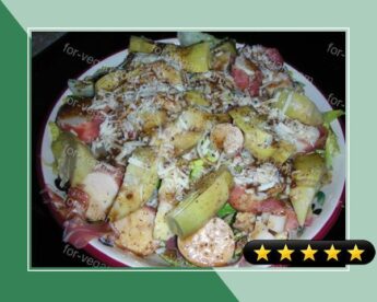 Romaine, Palm and Artichoke Salad recipe