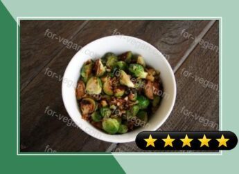 Garlic Ginger Brussels Sprouts recipe