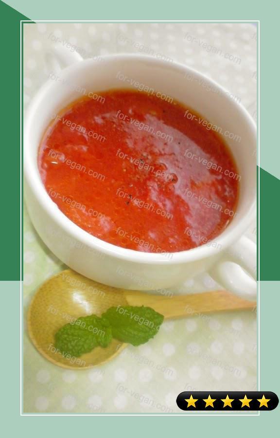 Microwave for 3 Minutes Fresh Tomato Soup recipe