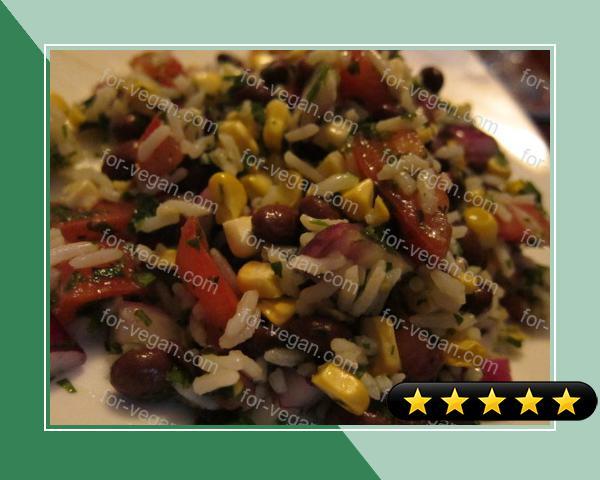 Delicious, Versatile and Simple Rice Salad recipe