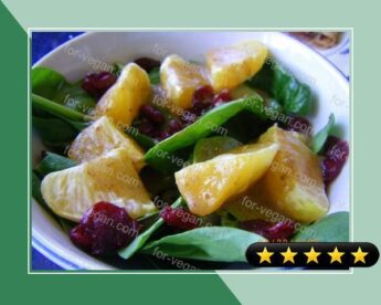 Spinach and Tangerine Salad recipe
