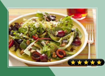 Mixed Salad Greens & Cherries recipe