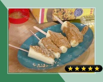 Crunchy Monkey Peanut Butter-Banana Sticks recipe