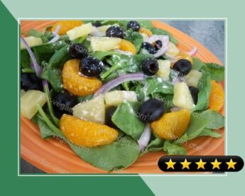 Spinach-Pineapple Salad recipe