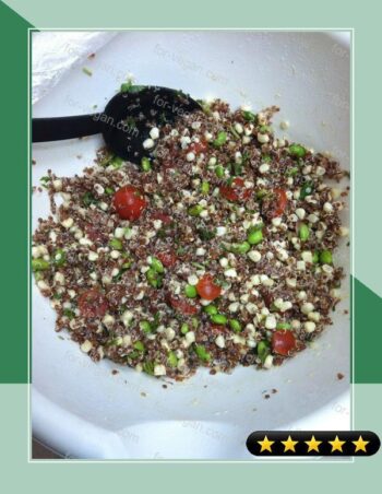 Quinoa Edamame Salad (Vegetarian) recipe