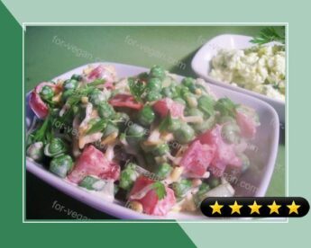 Fresh Garden Pea Salad recipe