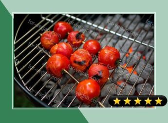 Grilled Cherry Tomatoes With Curry and Golden Raisins recipe