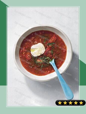 Summer Tomato and Bell Pepper Soup recipe