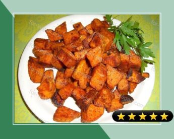 Spicy Chipotle-Cinnamon Roasted Sweet Potatoes recipe
