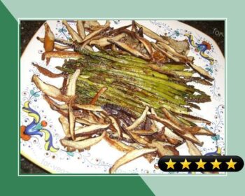 Roasted Asparagus & Shiitake Mushrooms recipe