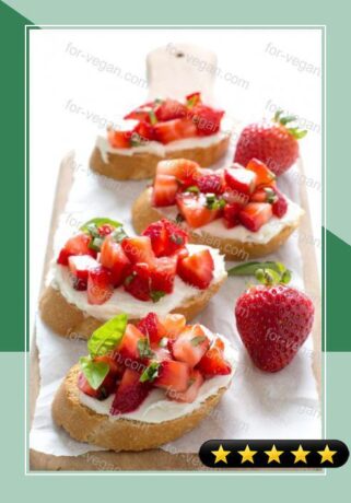 Strawberry Basil Bruschetta recipe