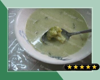 Cream of Fresh Vegetable Soup (Vegan!) recipe