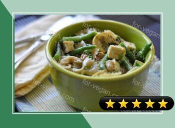 Tofu Pasta Salad with Basil Vinaigrette recipe