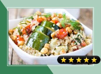 Roasted Chickpeas and Quinoa Veggie Bowl recipe