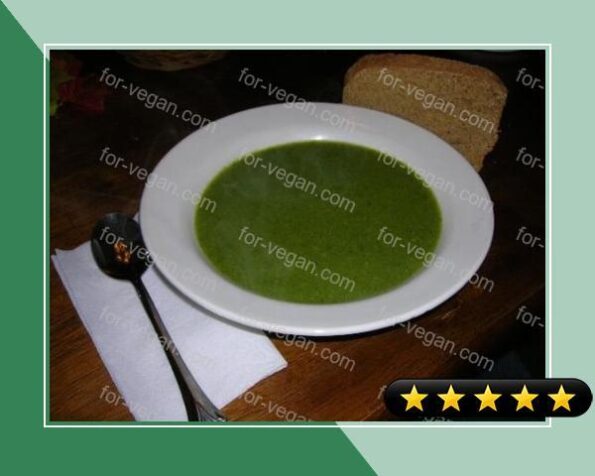 Spinach and Pea Soup recipe