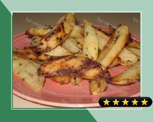 Grilled Potatoes With Garlic recipe