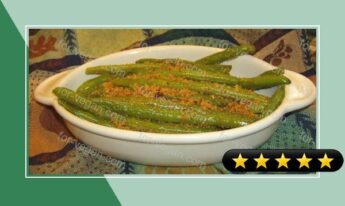 Green Beans With Garlic and Breadcrumbs recipe