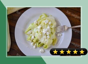 Zucchini Ribbon Pasta with Lemon Tahini Sauce recipe