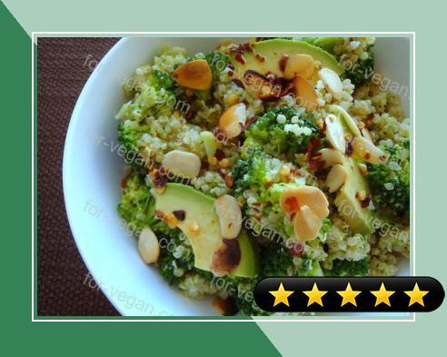 Quinoa with Broccoli Pesto recipe