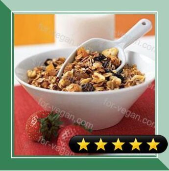 Three-Grain Breakfast Cereal with Walnuts and Dried Fruit recipe