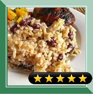 Jamaican Beans and Rice Dish recipe