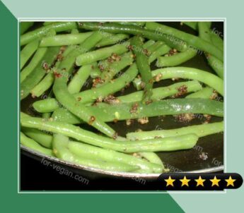 Green Beans With Whole Grain Mustard recipe