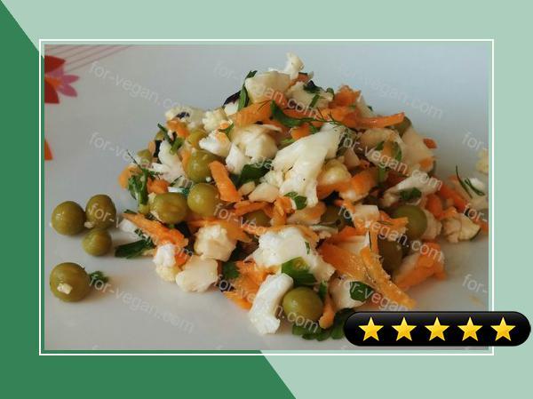 Raw Cauliflower Salad recipe