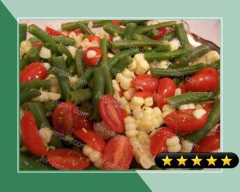Jeanne's Green Beans, Corn and Cherry Tomato Salad recipe