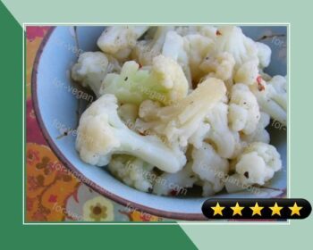 Garlic Sauteed Cauliflower recipe