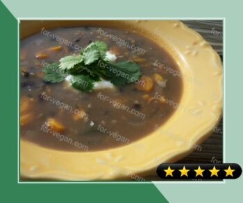 Black Bean Soup With Sweet Potatoes recipe